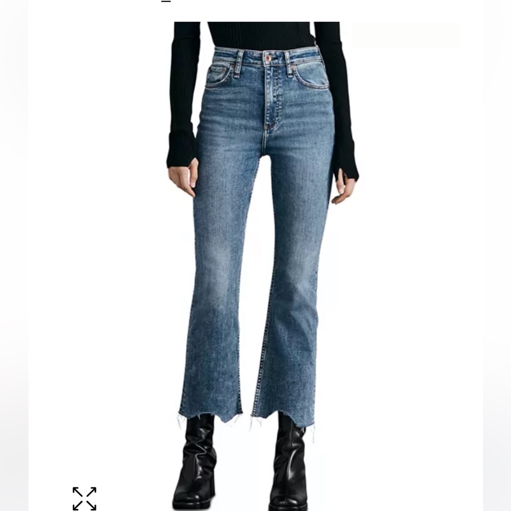 rag & bone Blue Flare Jeans